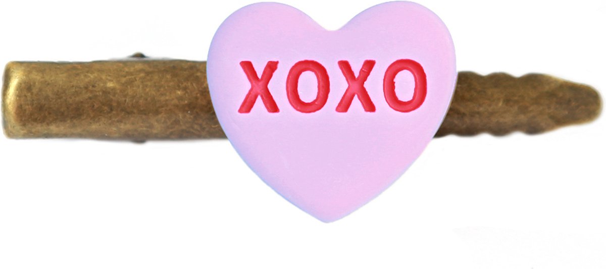 Haarclip xoxo lila