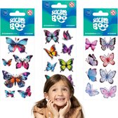 Vlinders Kleurrijke Stickers, Stickerset voor Meisjes