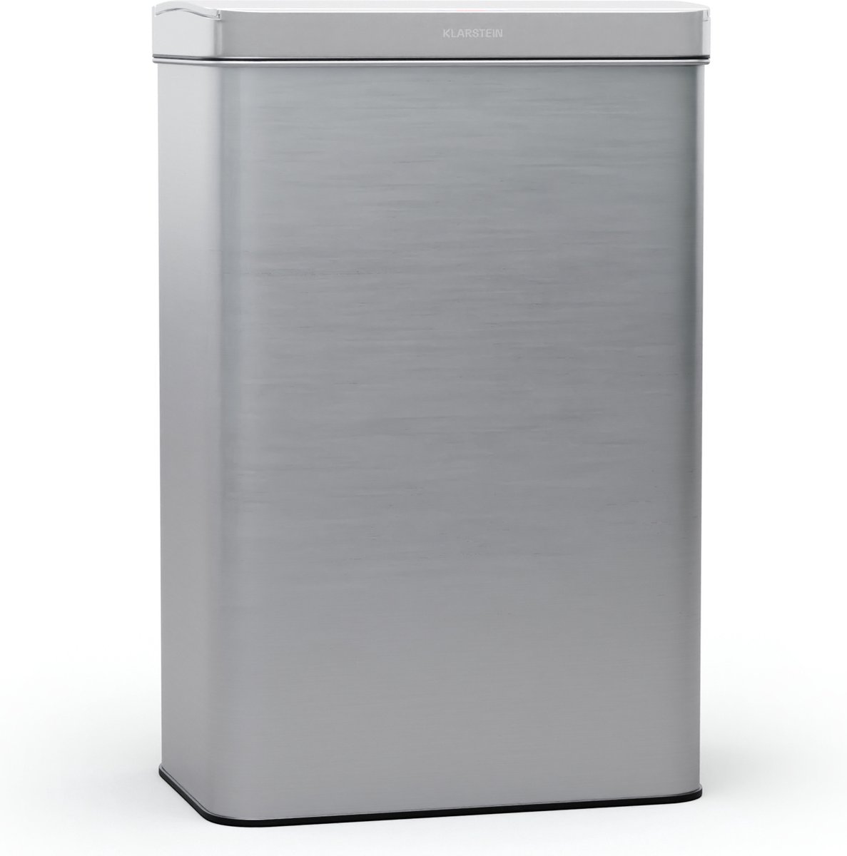 Klarstein 50 L rvs afvalbak met sensor en aanraakvrije soft close deksel, led bedieningspaneel, 2 compartimenten - moderne afvalbak voor de moderne keuken
