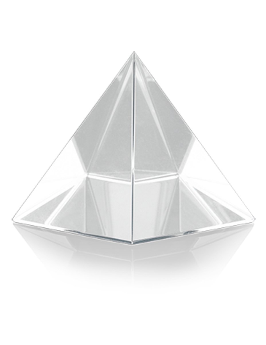 Ruben Robijn Feng shui kristallen piramide 5 cm Transparant