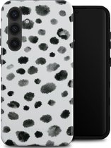 Selencia Hoesje Geschikt voor Samsung Galaxy S24 Plus Hoesje - Selencia Vivid Backcover - Trendy Leopard