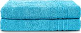 Bol.com Komfortec Set van 2 Handdoeken 70x200 cm - 100% Katoen - XXL Saunahanddoeken - Badlaken - Strandlaken - Badhanddoek- Dou... aanbieding