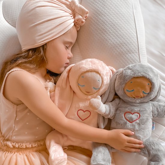 Lulla Doll pyjama fluffy Bunny - Grey van Lulla doll — afbeelding 3