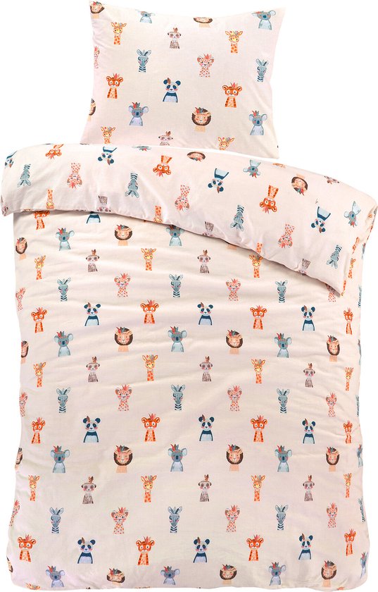 dekbedovertrek Decoware Animaux - coton - 140x200 + 60x70 cm