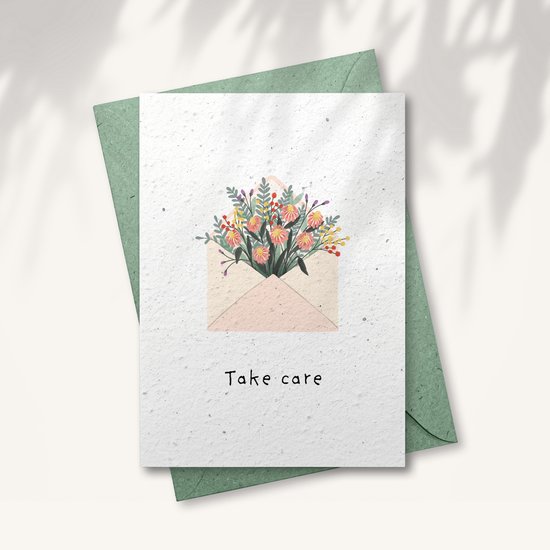 Groeipapier wenskaart | Sterkte | Growingpaper | Losse wenskaart | Plantbare kaart | Duurzame kaart | Wenskaart sterkte| Inclusief envelop | Prijs inclusief verzendkosten