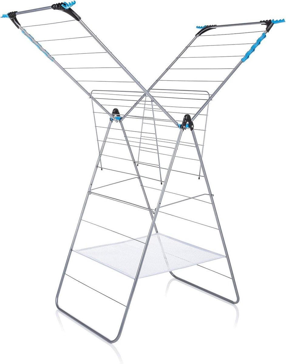 Goedkoopste Wing Droogrek 24 m X Wing - Extra Minky Groter Formaat folding wall laundry rack