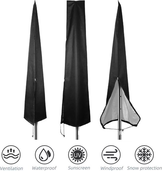 Housse de Parasol imperméable 210D Oxford L - 205cm | Leroy Merlin