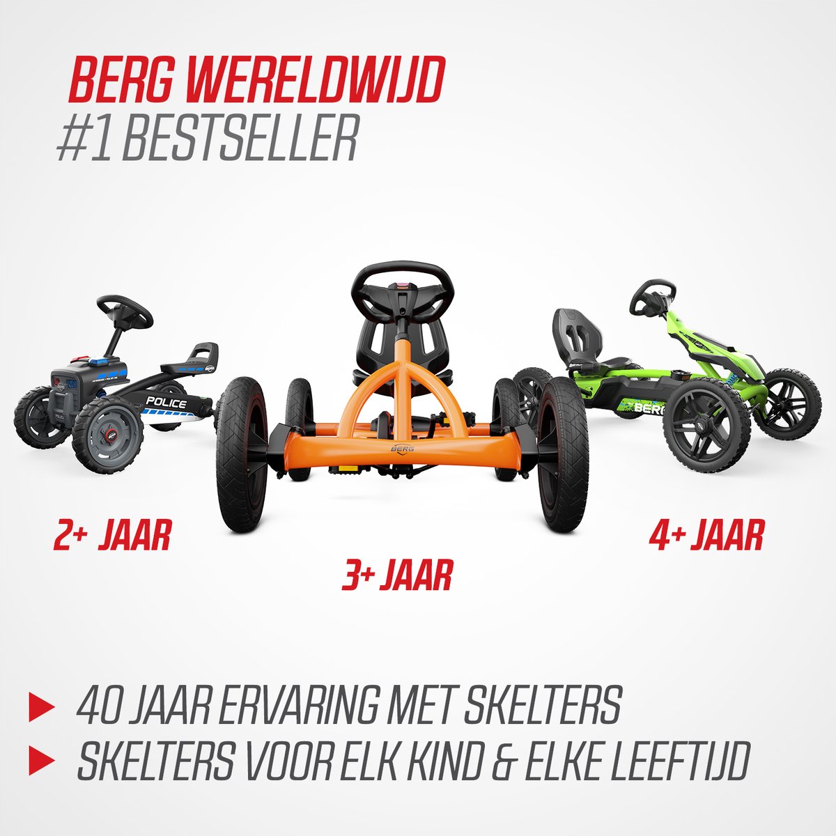 BERG Buddy Redster Skelter - 3+ Jaar - Verstelbare Stoel - Vrijloopautomaat - Limited Edition - Rood — afbeelding 10