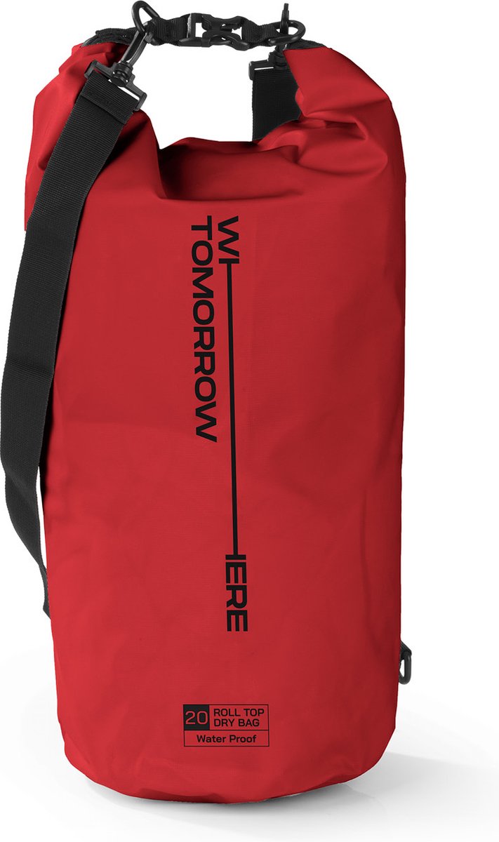Where Tomorrow PVC dry bag Style 02 20L rood