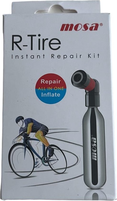 Kit de reparation instantanee mosa R Tire kit de reparation d urgence pneu de velo. bol