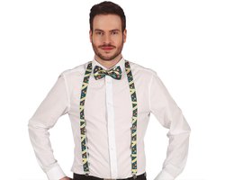 GUIRMA - Groene kerstbretels voor volwassenen