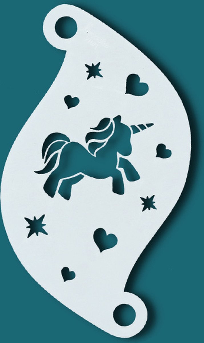 Superstar - Schmink Sjabloon Charmante Eenhoorn - Unicorn