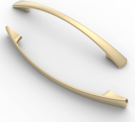 Amerdeco UK0026 10 stuks champagnegoud keukengrepen 192 mm, handgrepen voor kasten en laden, deurgreep
