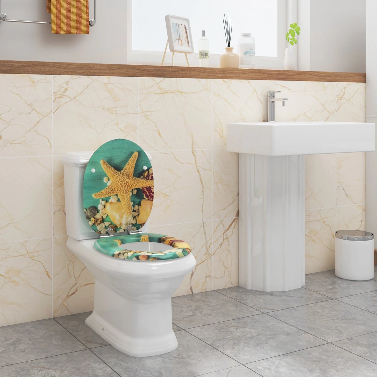 PRESSALIT Sway D2 toiletzitting met soft close en lift-off incl