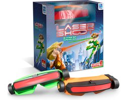 foto van Megableu Laser Shoot - Spannend Actiespel voor Kinderen - Lasergame met Elektronische Bril - Vanaf 6 Jaar - Indoor & Outdoor
