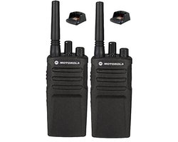 Set van 2 Motorola XT420 UHF IP55 PMR446 Portofoon met laders