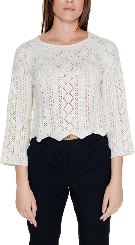Vero Moda Trui Vmginger 3/4 Boatneck Pullover Ga N 10289545 Birch Dames Maat - S