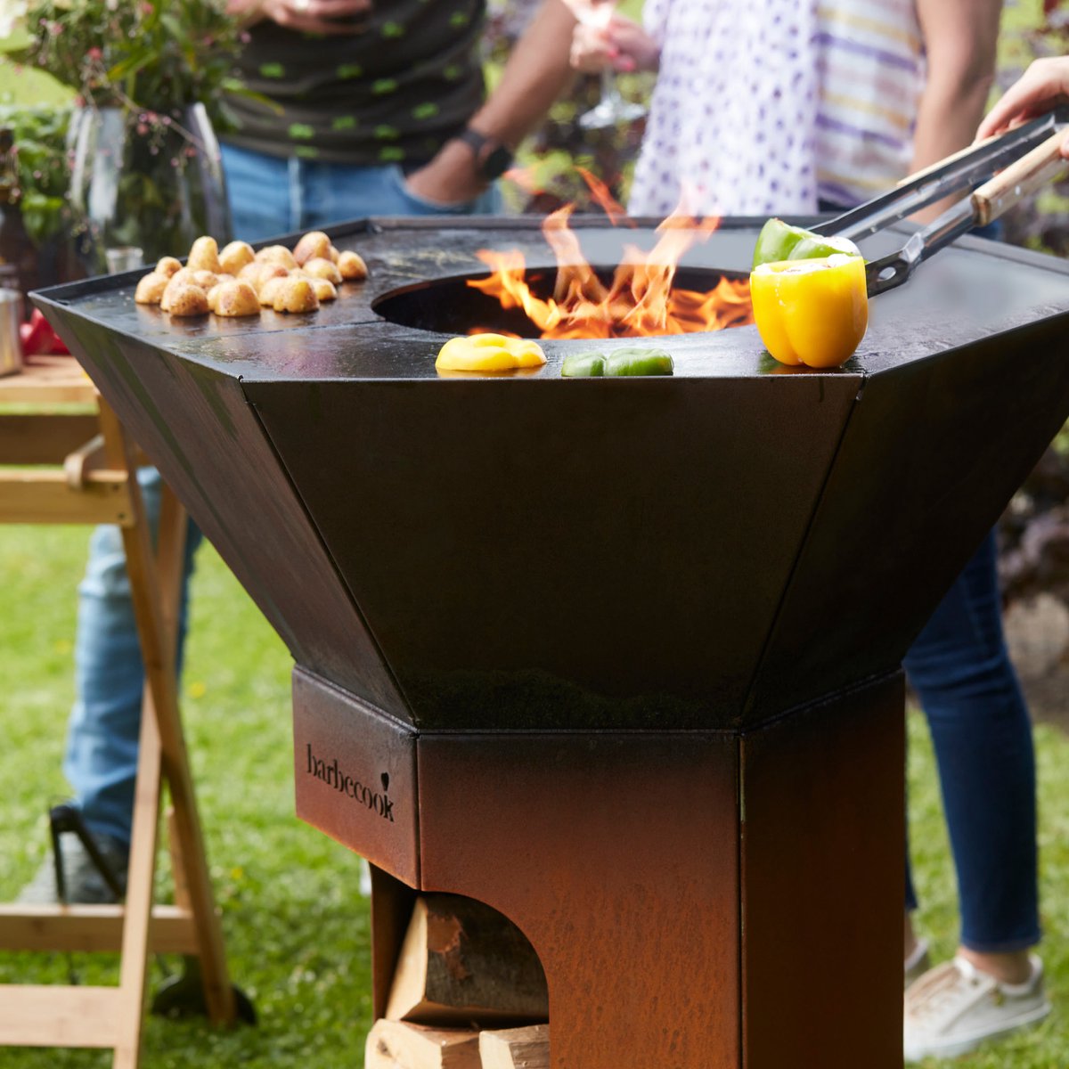 Barbecook Nestor Original - Charcoal barbecue - Corten steel