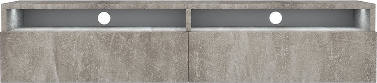 Selsey Rednaw - RTV 140cm - Beton met verlichting