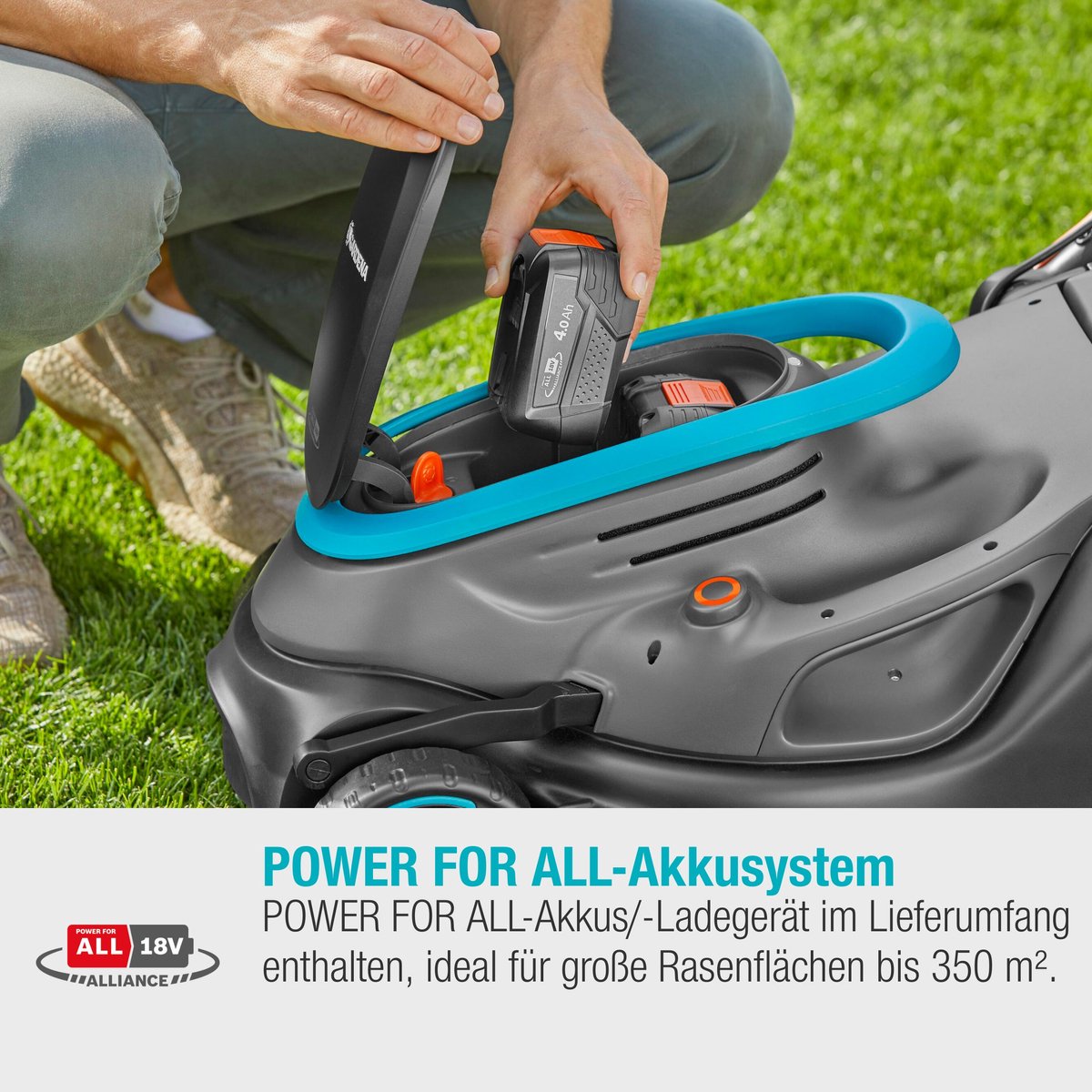 GARDENA PowerMax 37/36V P4A met 2 accu's thumbnail 7