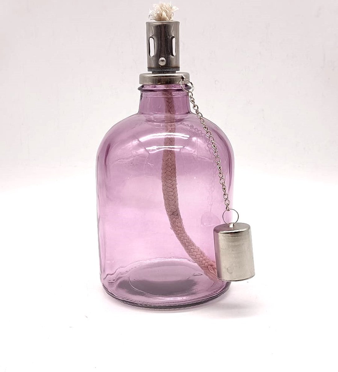 Olielamp - Lila - Glas - Woonkamer decoratie