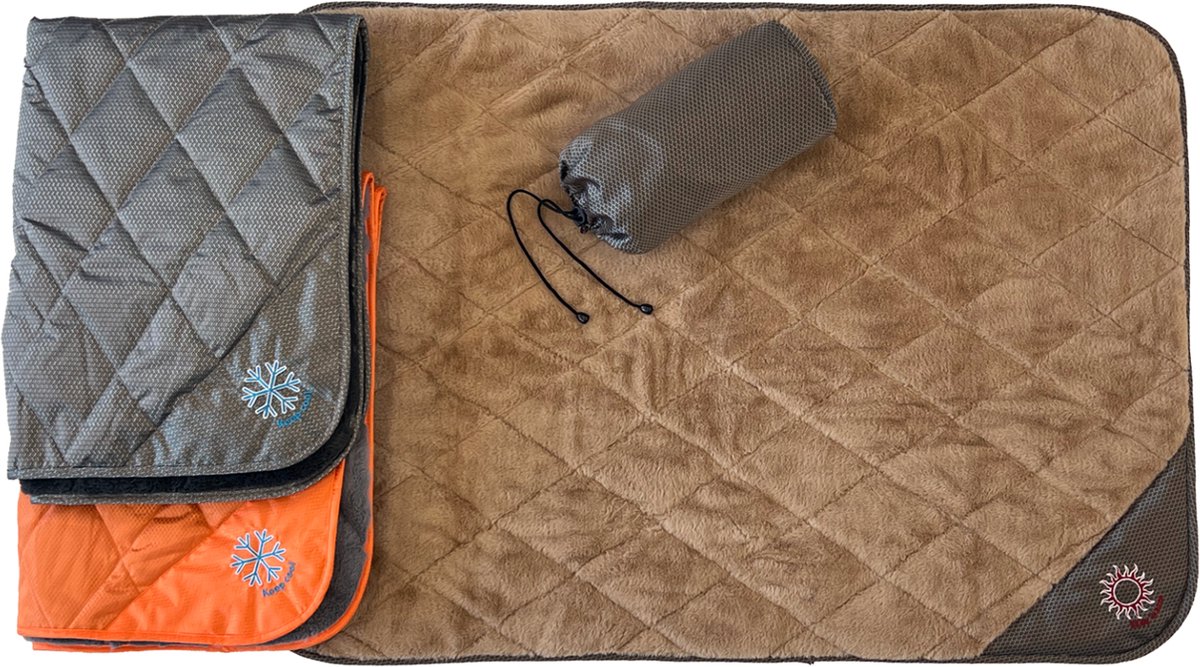 ThermoSwitch Samos Travel Blanket gray l