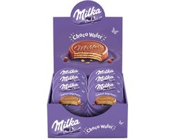 Milka Choco Wafer Koekjes Melkchocolade 30 x 30g - Chocolakoeken - Voorraad - Verjaardag Cadeau Vrouw of Man - Geschenkset voor Man en Vrouw