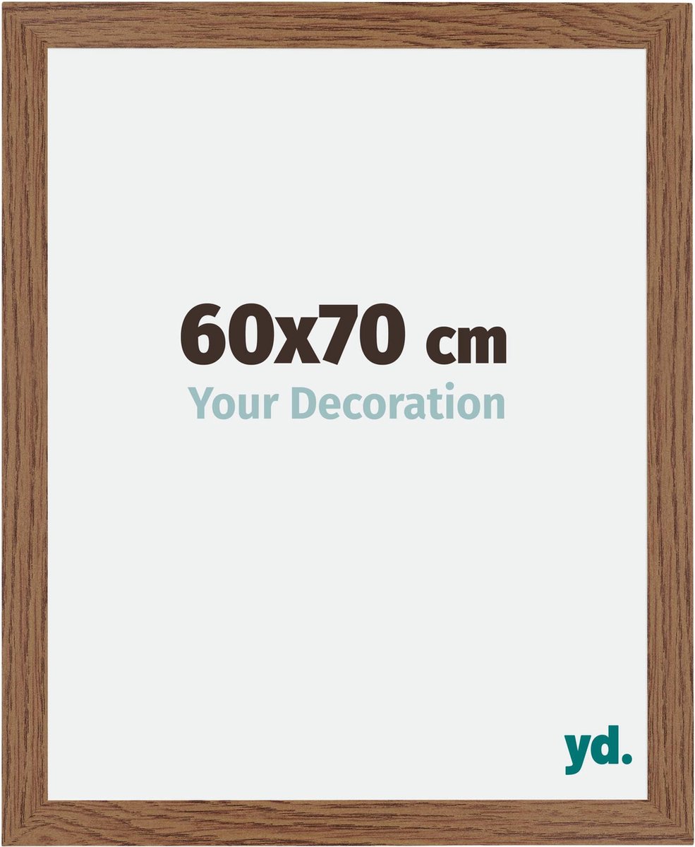 Your Decoration - Fotolijst 60x70 cm - MDF - Eiken Rustiek - Mura