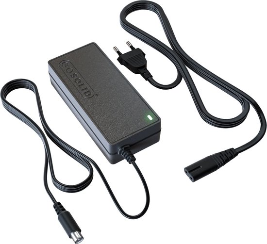 GO SOLID! ® Adapter geschikt voor Odys Alpha X3 PRO, Alpha X10 Elektrische step - 42V 2A van GO SOLID! — afbeelding 3