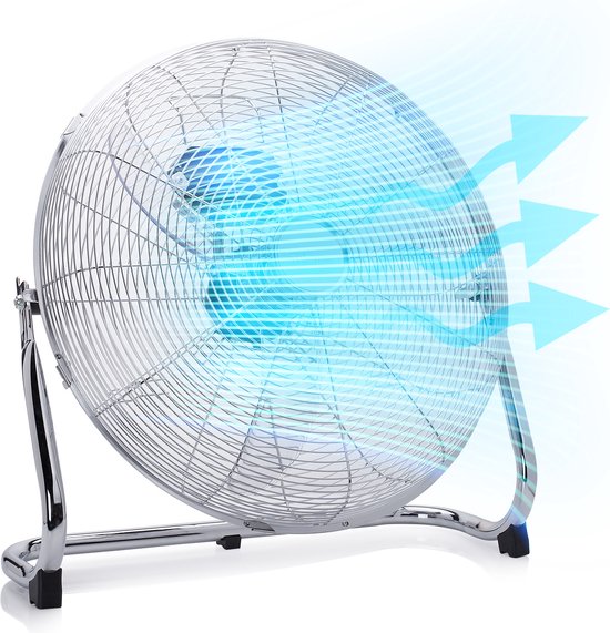 Vloerventilatoren Tristar VE-5885 - Box ventilator Ø 50 cm - Drie verschillende snelheidsstanden - 130° verstelbaar - Metaal - 120 watt