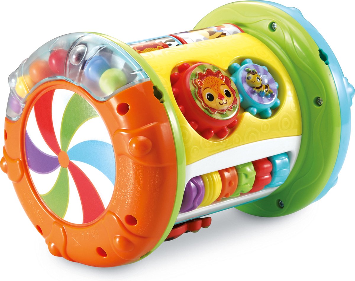 VTech Baby 3-in-1 Kruiprol - Educatief Speelgoed - Activiteitenroller met Lichts- en Geluidseffecten - Baby Speelgoed — afbeelding 5