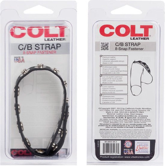 Colt COLT 8 Snap Fastener Leather Strap | bol