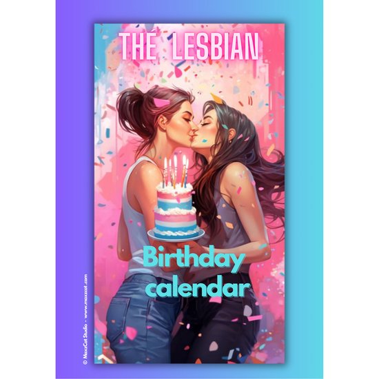 Foto: De lesbische verjaardagskalender met zilverkleurige spiraalbinding en kalenderhaak prijs is inclusief verzendkosten prachtige romantische queer verjaardagskalender lgbtqia roze gay pride kalender voor o a lesbische vrouwen en biseksuele vrouwen