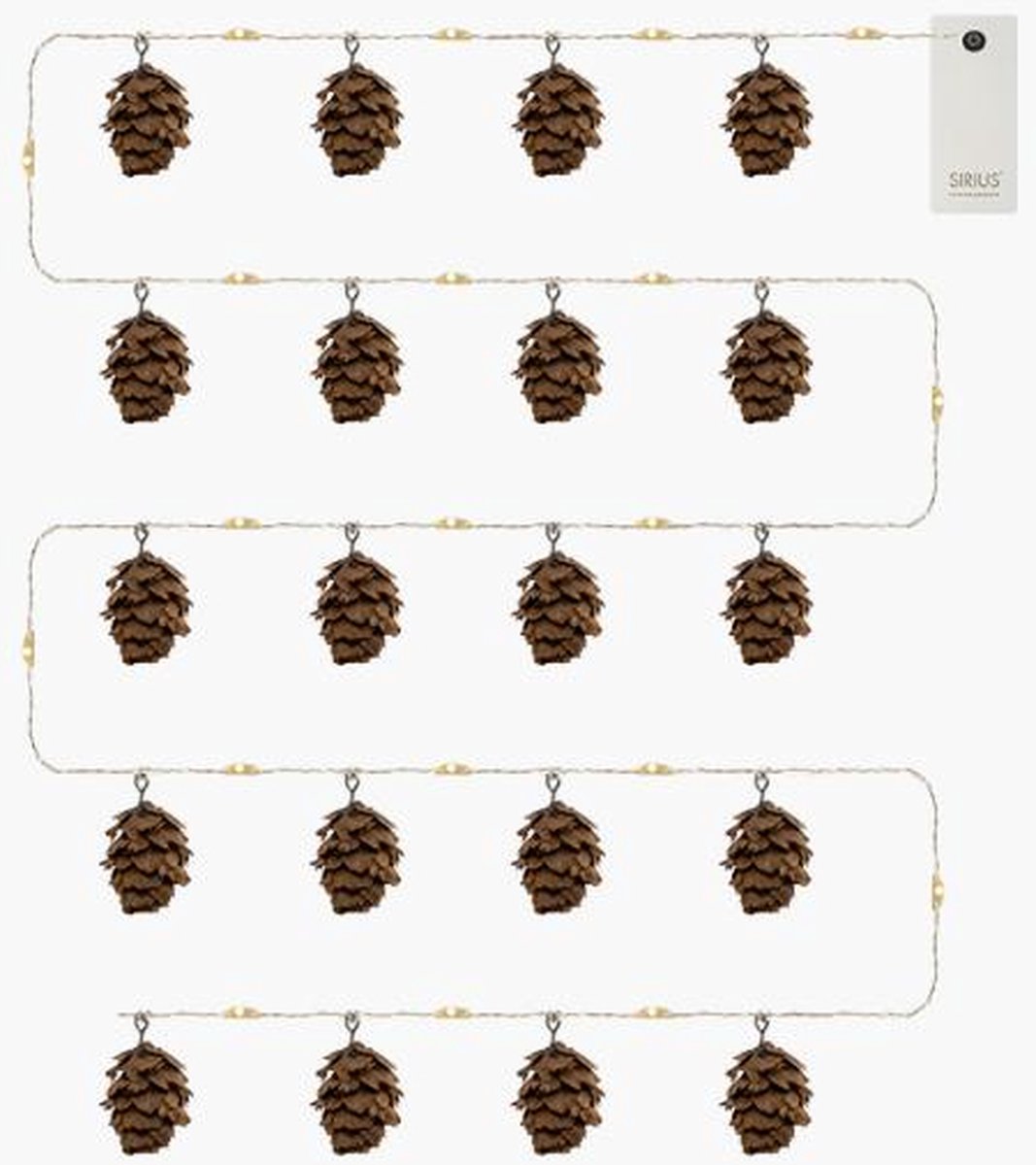 Sirius Home decoratieve lichtdecoratieslinger - 20 LED-lampen