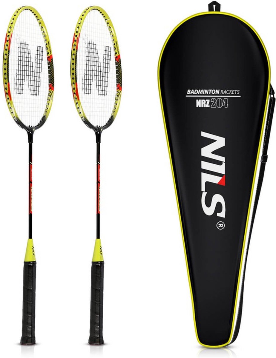 NILS NRZ204 - Badmintonset - Aluminium - Inclusief Hoes