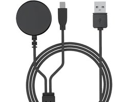Somstyle 2-in-1 Oplader Geschikt voor Samsung Galaxy Watch 8, 7, 6 & 6 Classic, 5 & 5 Pro, 4 & 4 Classic, 3 & Active 2 & Apparaten met USB C Aansluiting - 1.2 Meter
