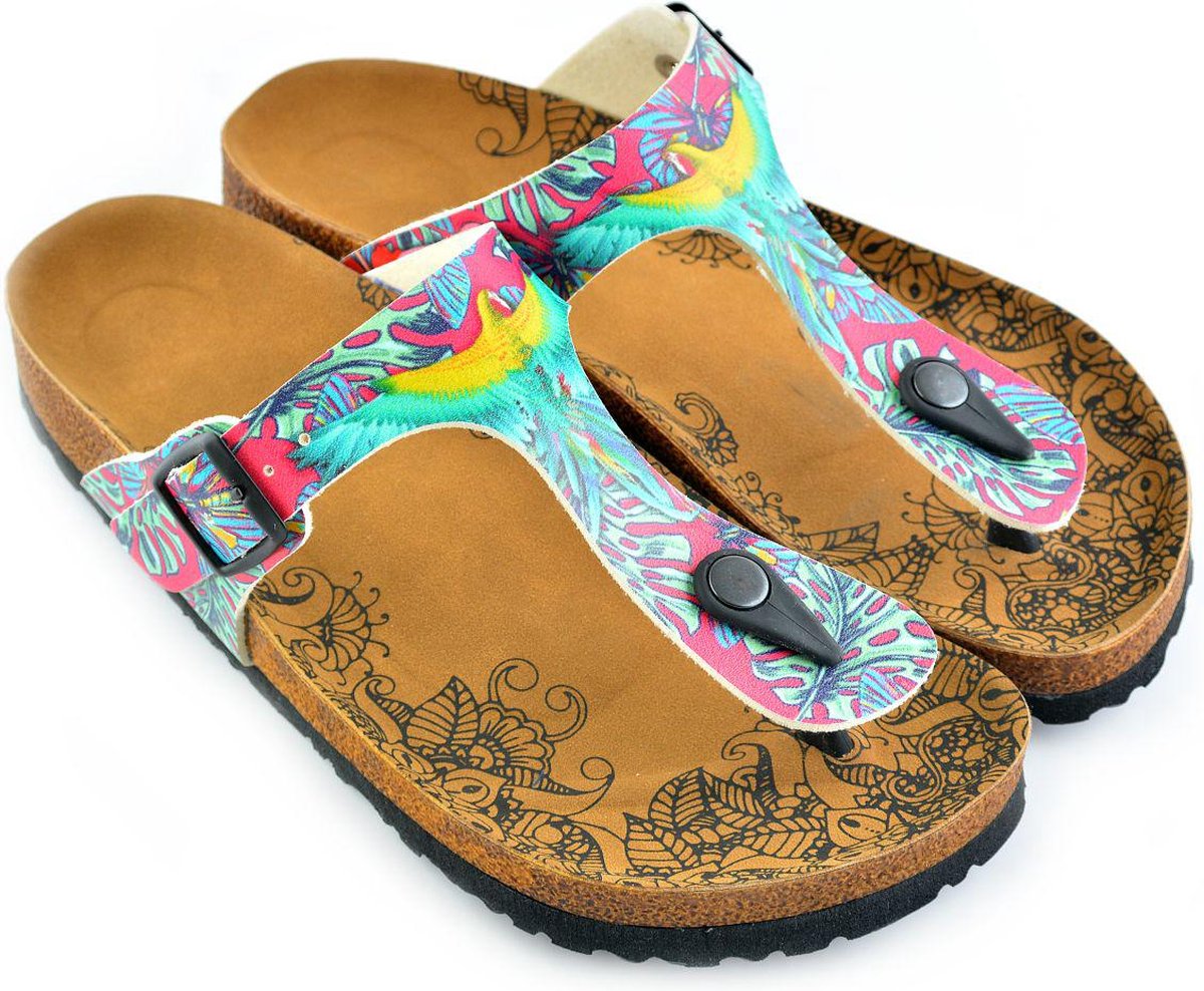 GOBY Parrot Slippers Sandalen -Hoge kwaliteit Handmade