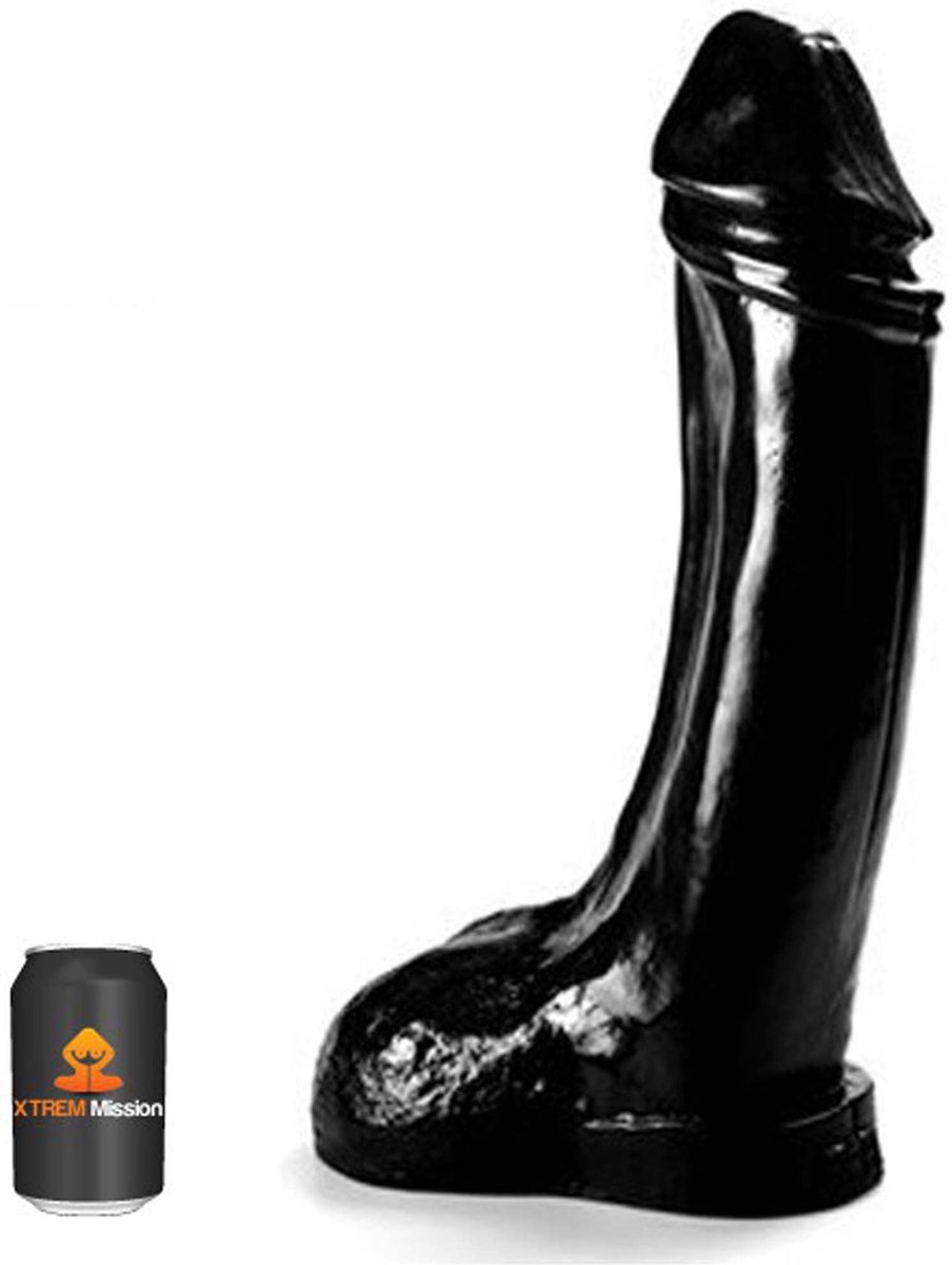 Gangbangster - Mission Legend - Dildo - 41 x 11 cm - PVC - Zwart
