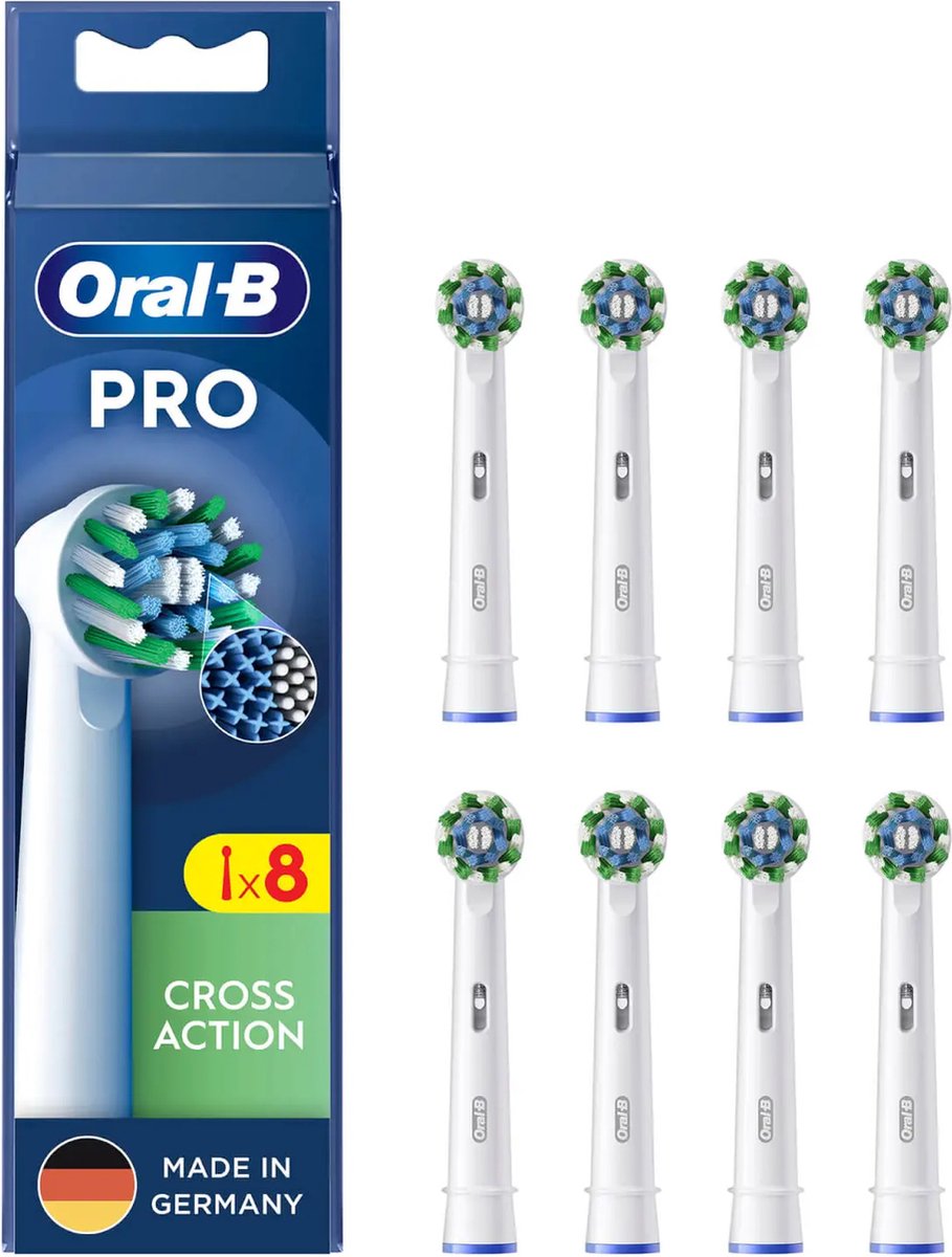 Oral-B Oral-B PRO Cross Action opzetborstels - 8 stuks