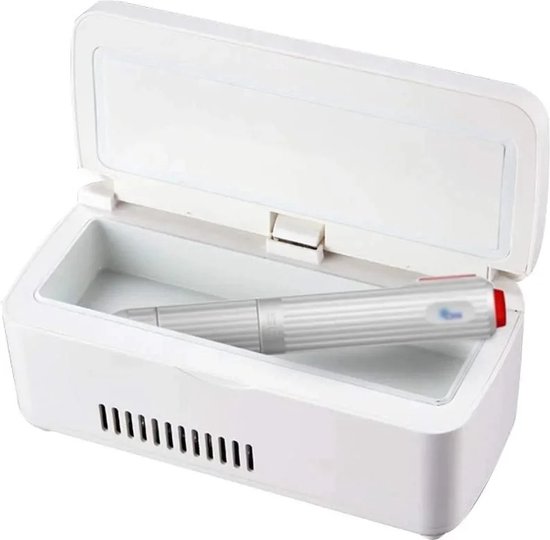 Bmetics - Koeltas medicijnen - Diabetes Koeltas insuline - Medische Koelbox - Insuline Etui - Diabetes Tas - Medische Koeltas - Auto Koelkast -Wit van BMetics — afbeelding 4