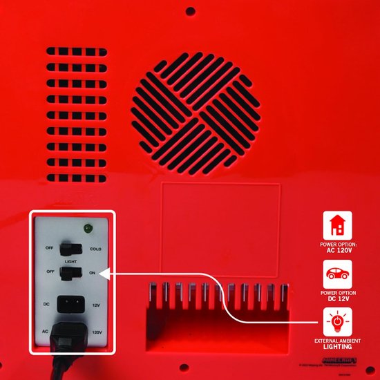 Ukonic Minecraft TNT mini fridge 220 V / 12 V - Koelbox met Minikoelkast-Functie — afbeelding 2