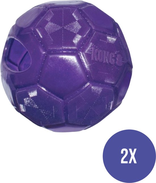 Foto: Kong flexball paars voordeelverpakking 15 5 cm 2 stuks