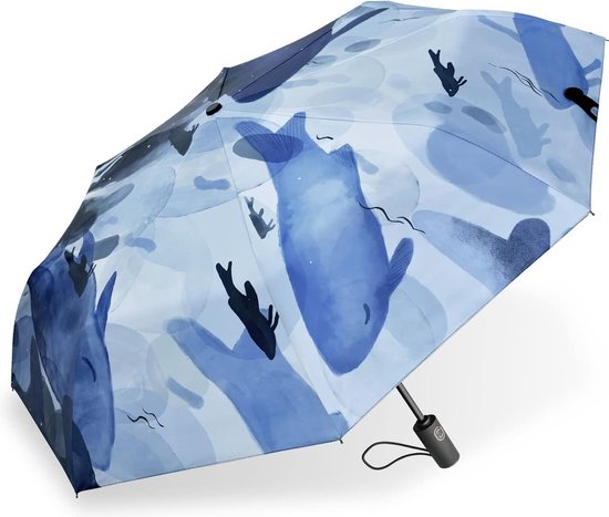 Parapluie Pliant 8 Baleines UV - Mini Parapluie Léger Anti-pluie Et Anti-soleil - Pour Femme Et Homme