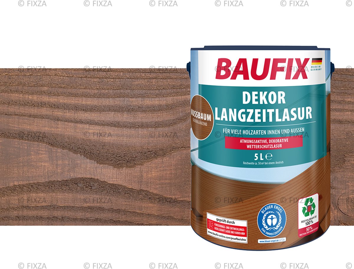 BAUFIX Deco Houtbeits notenbruin 5 Liter