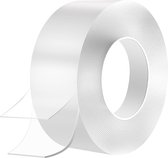 Tape double face - 5 m x 50 mm ! x 2 mm - Ruban de montage - Nano Tape - Ruban de montage - Extra fort - Transparent - Acrylique - Magic Tape - Magic nanotape