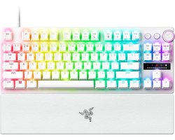 Razer Huntsman V3 Pro Tenkeyless - Gaming Toetsenbord TKL - Optische Switches - RGB - Qwerty - Wit
