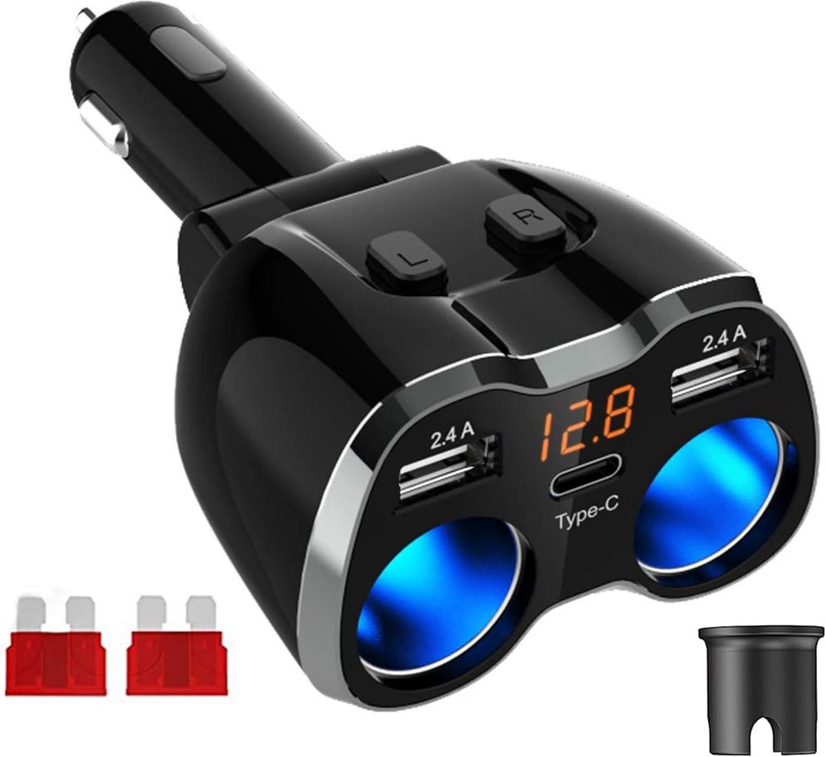 Goedkoopste Sigarettenaansteker Splitter - Autolader Splitter - Sigarettenaansteker USB Oplader - Sigarettenaansteker