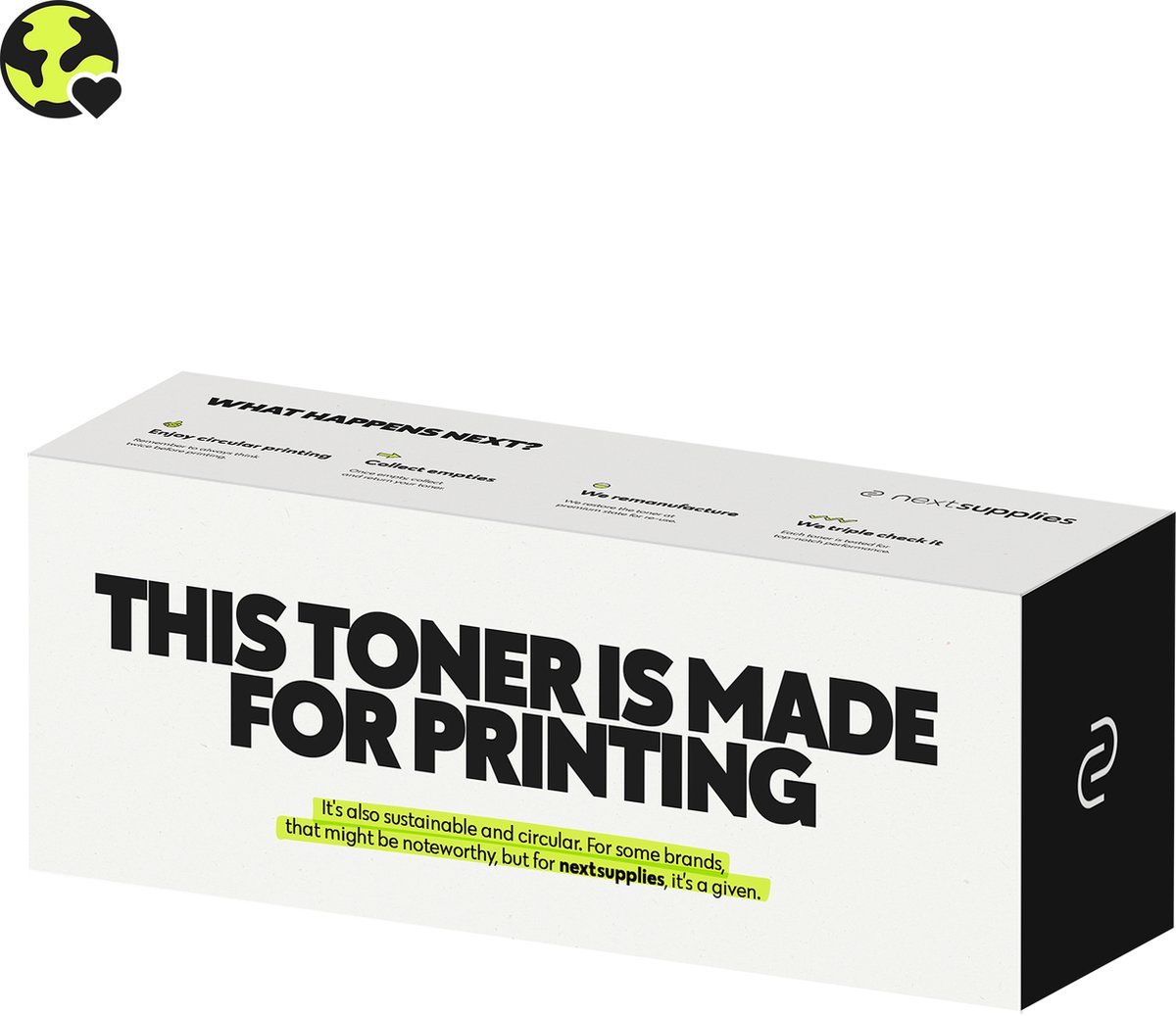 HP C9700A / 121A (Black). Originele toner, circulair.