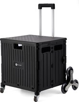 Relaxdays Chariot de courses pliable, avec roulettes Relaxdays Chariot de courses pliable, avec roulettes