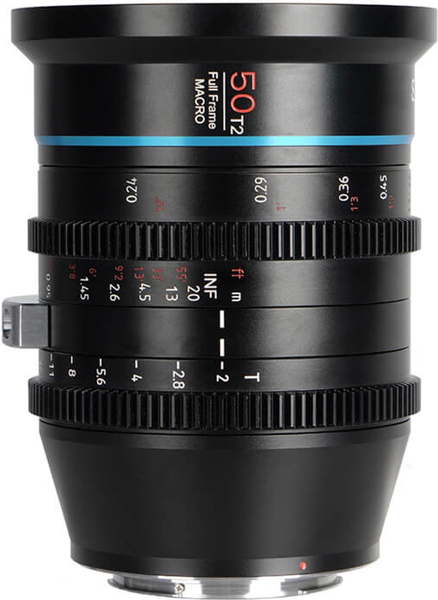 Sirui Jupiter Full-frame Macro Cine Lenses T2 35mm PL munt Compactcamera Macrolens Zwart